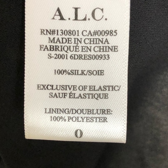 A.L.C Hollis silk floral long sleeve dress - Picture 5 of 14